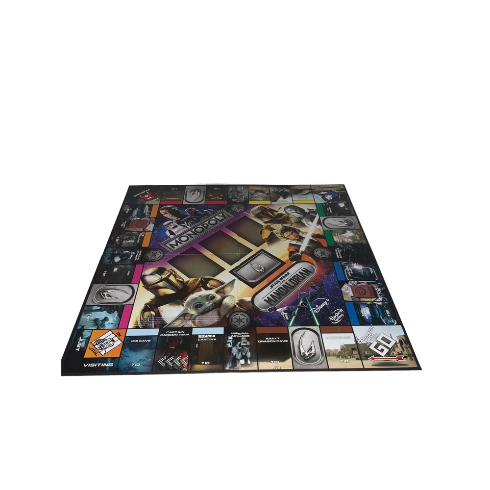 Used  Monopoly F42570000 Monopoly‎ Mandalorian Board Only Replacement